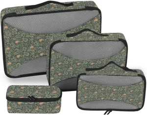 Packing Cubes Set of 4 Luggage Organizers for Suitcase Travel Cubes for Packing Women Pqcking Cubes Paisley