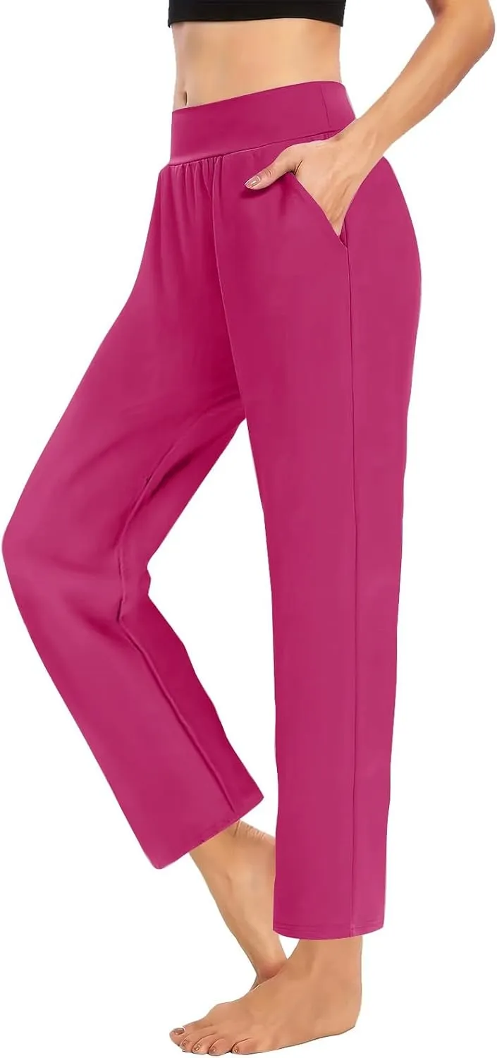 Pants for Women Leggings Women Solid High Waist Activewear Jogger Pants Black Gym Tights Spandex Leggings Haul