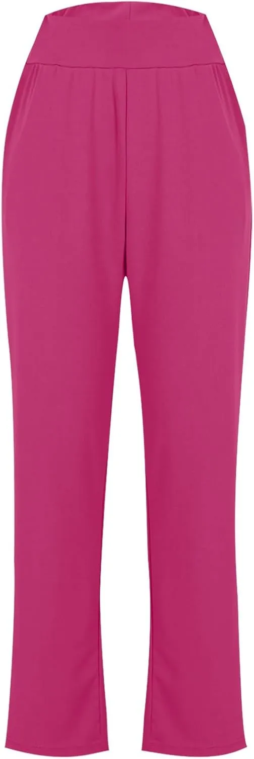 Pants for Women Leggings Women Solid High Waist Activewear Jogger Pants Black Gym Tights Spandex Leggings Haul