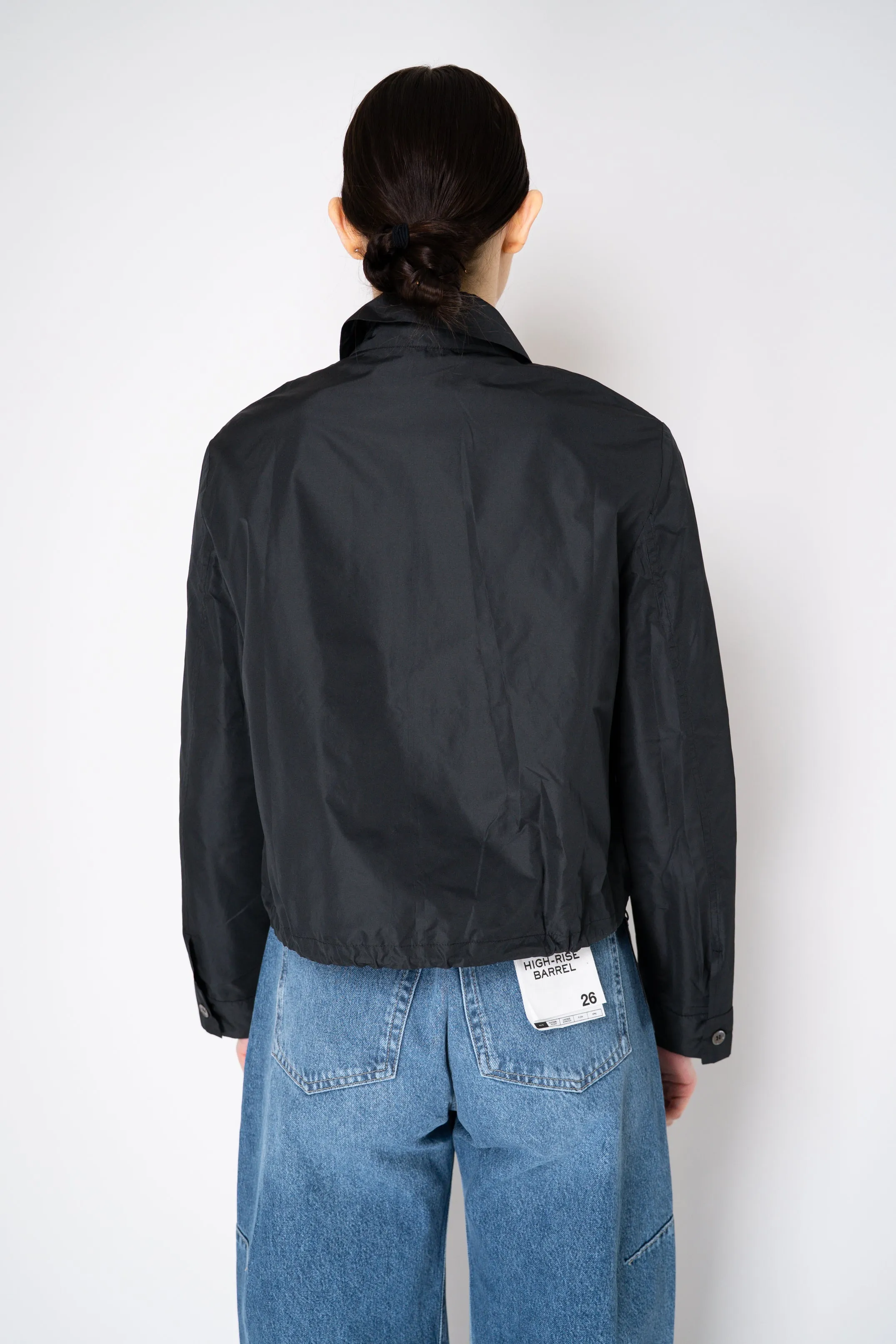 Peter O. Mahler Crash Zip-Up Jacket in Black