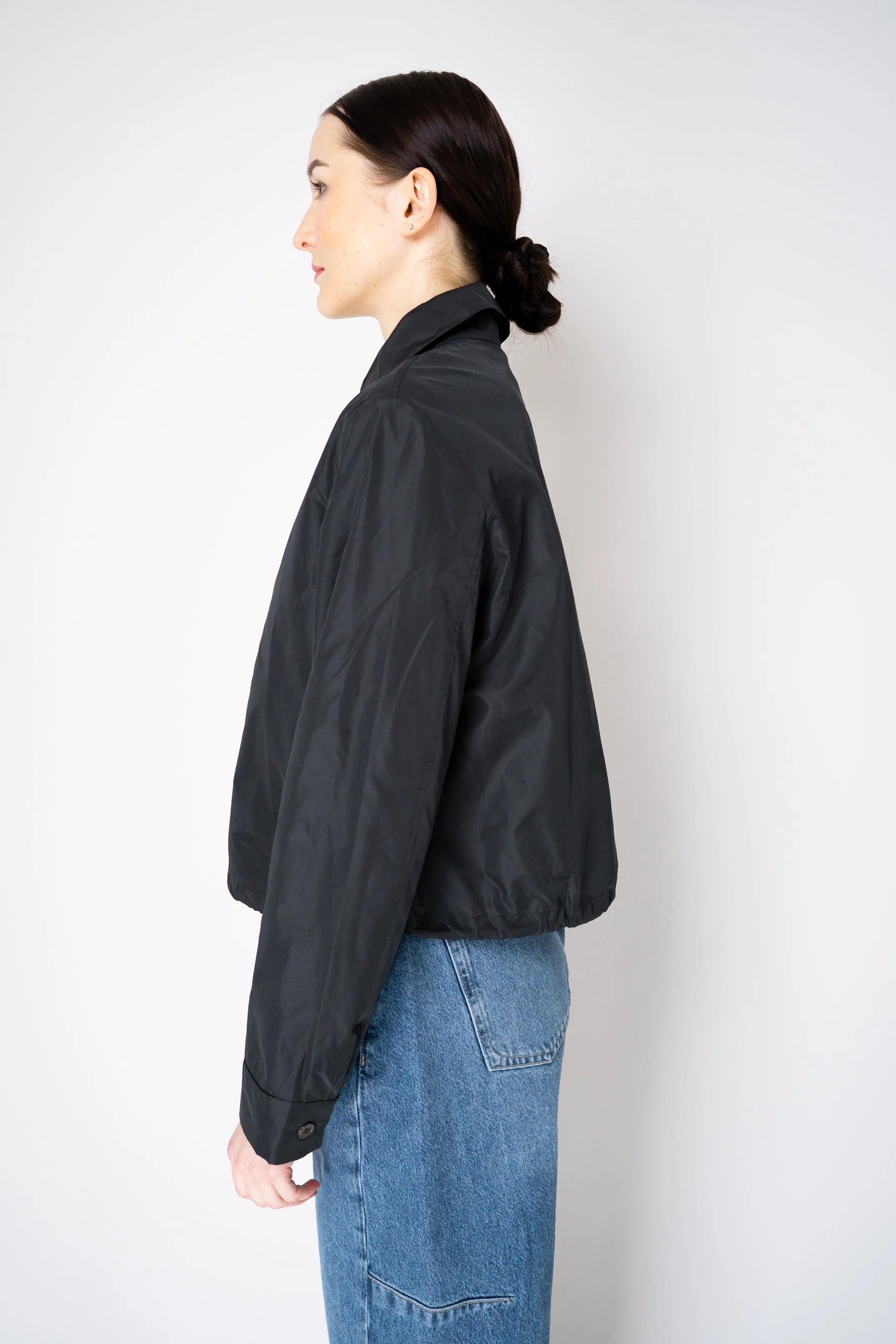 Peter O. Mahler Crash Zip-Up Jacket in Black
