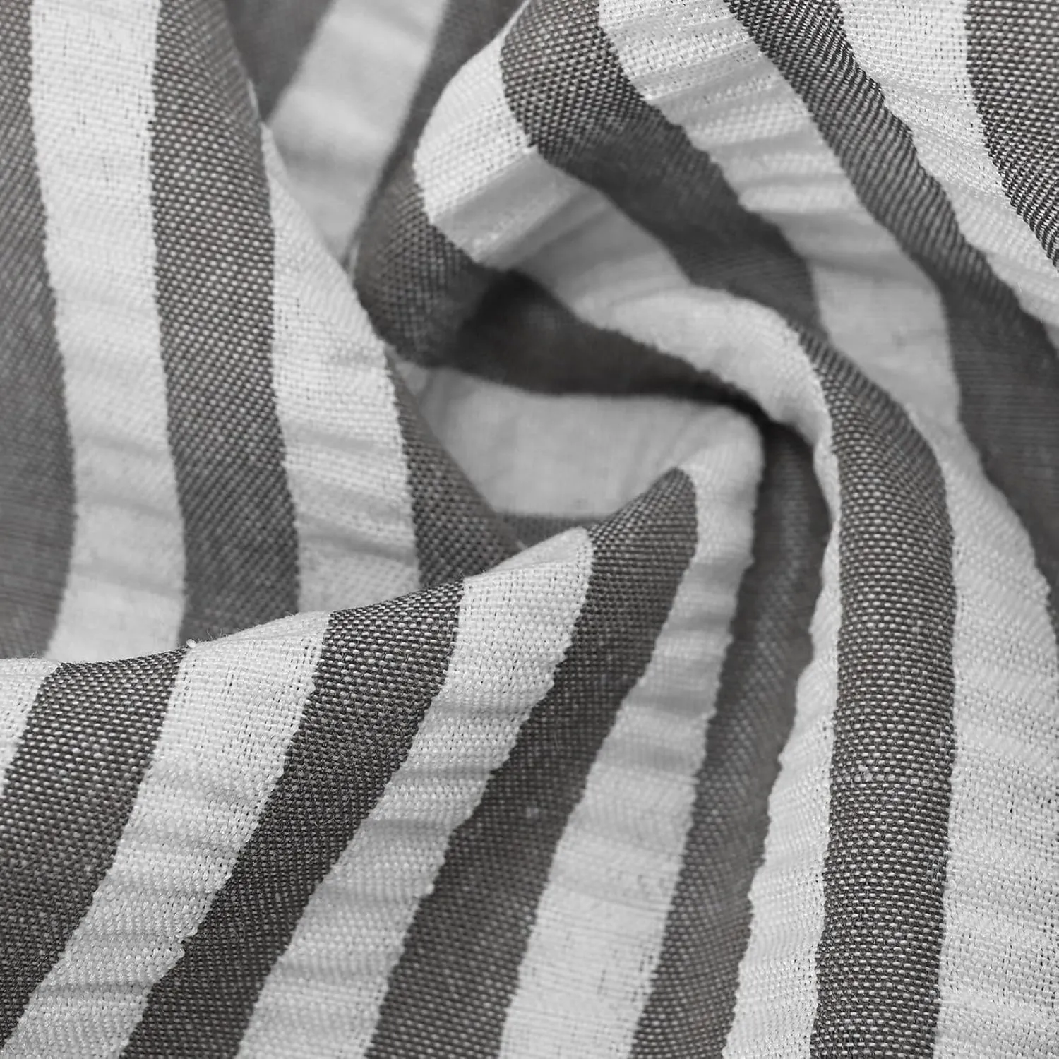Plus Size Womens Pajama Sets 2 Piece Sleepwear Pjs Set Long Sleeve Button Down Top and Pants Stripe Loungewear Sets