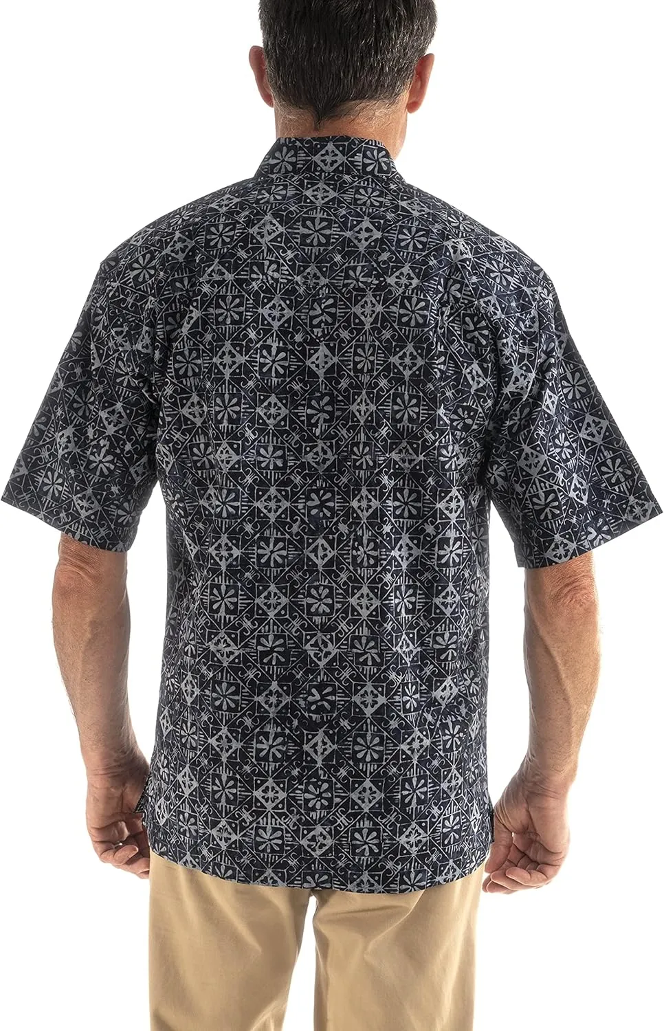 Purple Dusk Tropical Hawaiian Batik Shirt