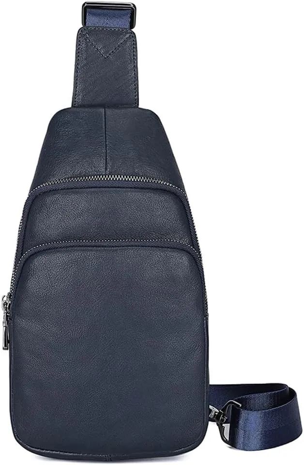 Retro Men's Waterproof Chest Bag Satchel Shoulder Bag Outside The House Carrying Bag