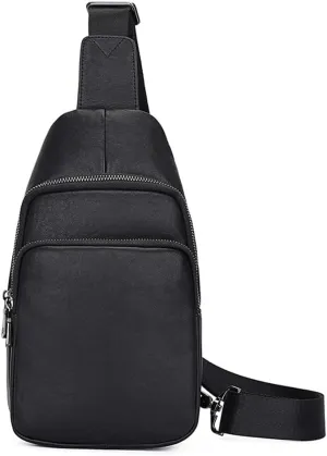 Retro Men's Waterproof Chest Bag Satchel Shoulder Bag Outside The House Carrying Bag