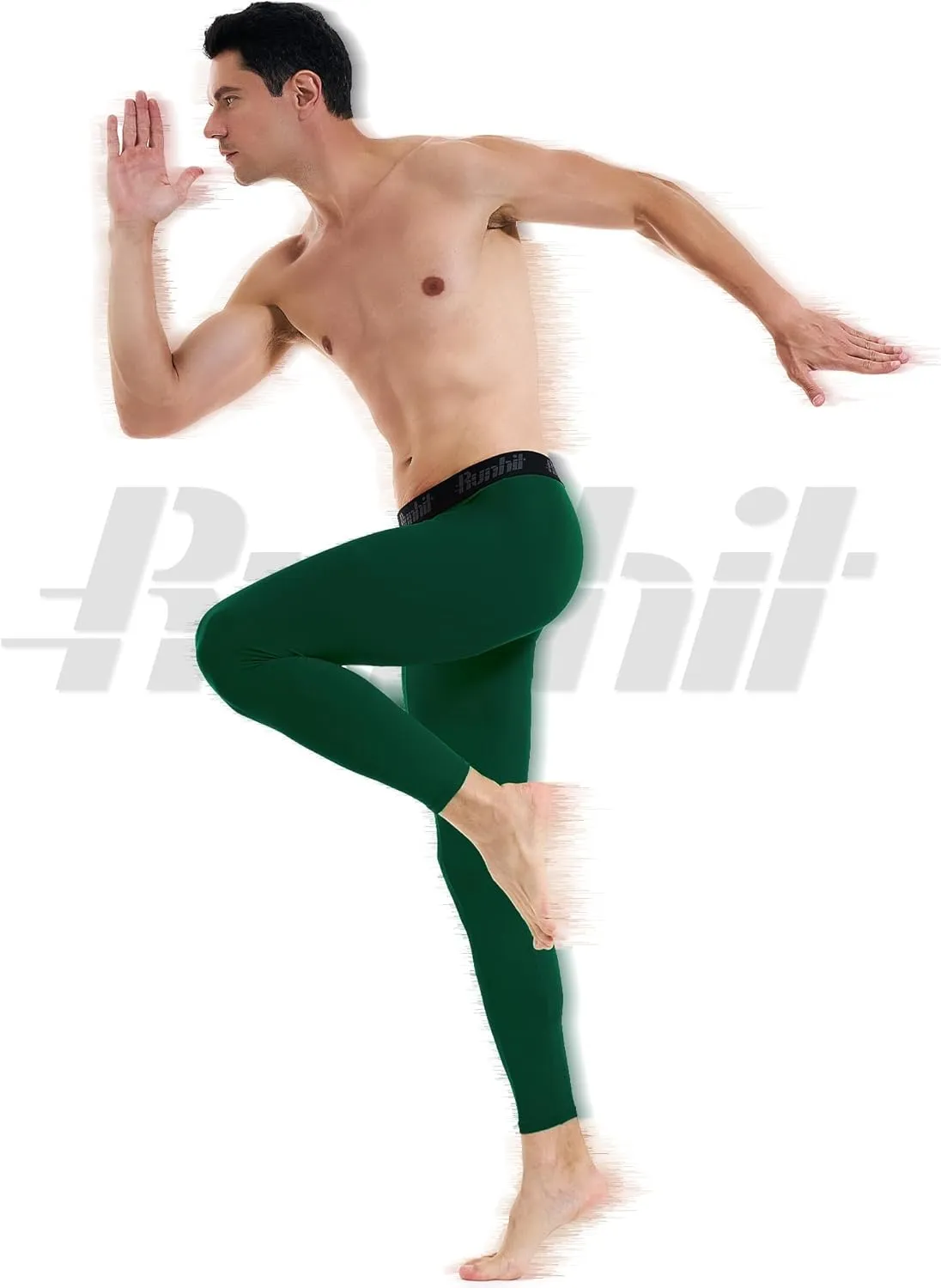 Runhit Mens Compression Pants Running Tights Workout Leggings Athletic Base Layer Pants for Sports Yoga Basketball