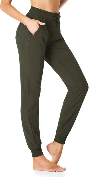 SEVEGO Tall Women's 30/32/34/36 Inseam Jogger Lightweight Cotton Sweatpants Zipper Pockets Running Long Sweat Pants