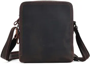 Shoulder Bag Crossbody Small Bag Crazy Horse Leather Retro Crossbody Bag For Men