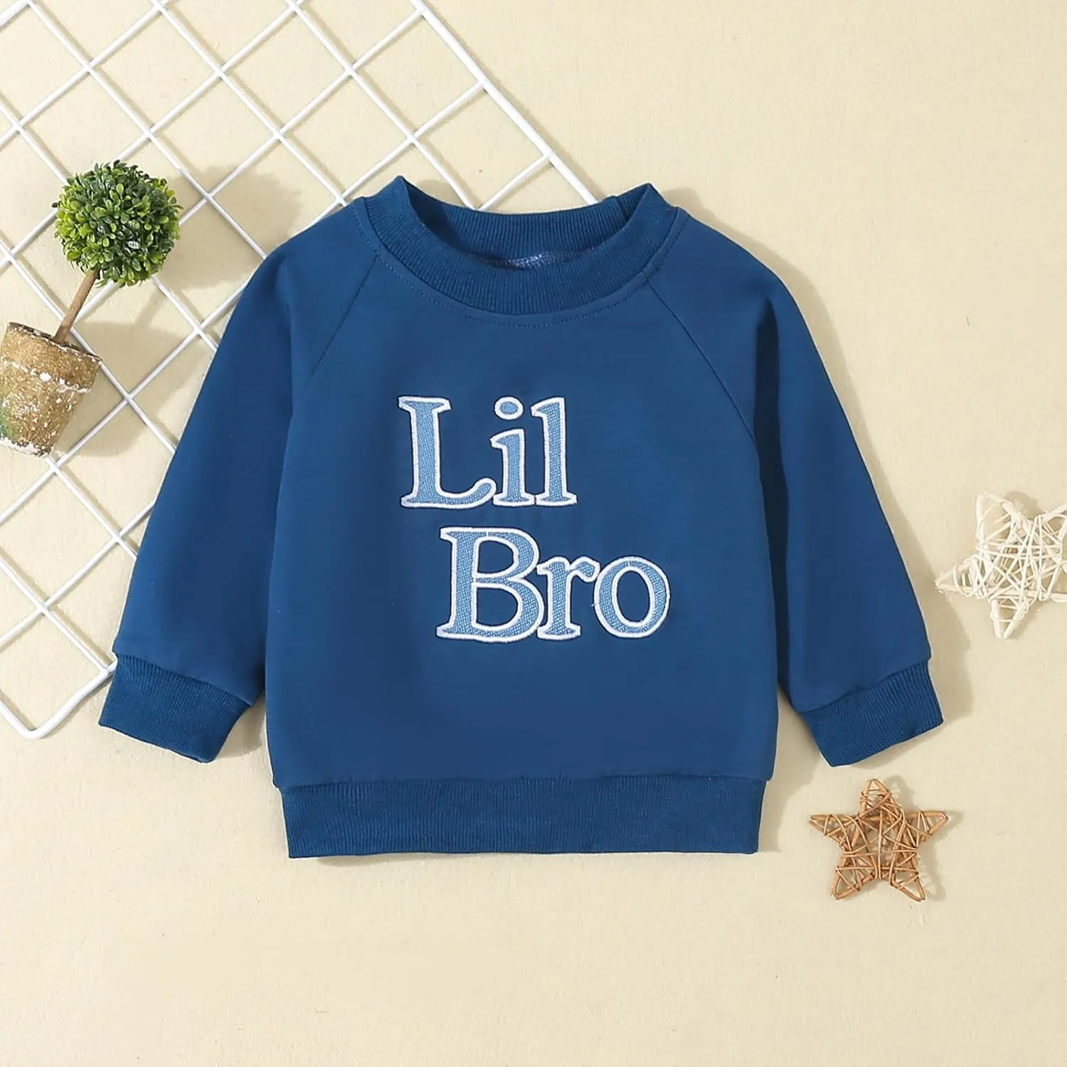 Sibling Matching Outfit Big Brother/Sister Little Brother/Sister Clothes Long Sleeve Letter Sweatshirt Top