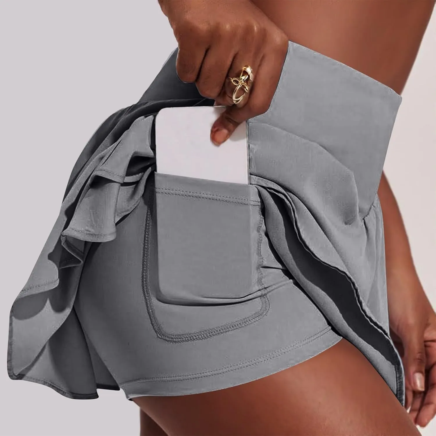 Skorts for Women Dressy Womens Tennis Skirt with Shorts Underneath Women's Skorts with Pockets Plus Size