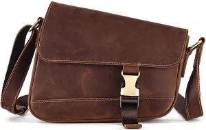 Sports Cycling Messenger Bag Shoulder Bag Satchel Large Capacity Backpack(Brown-2)