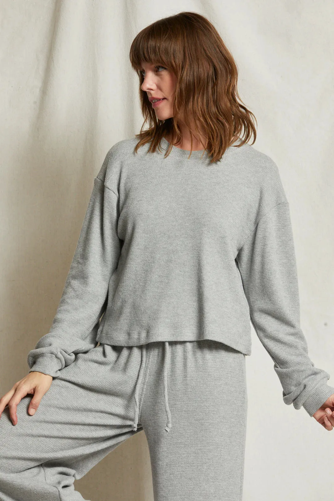 stills brushed thermal easy long sleeve pullover