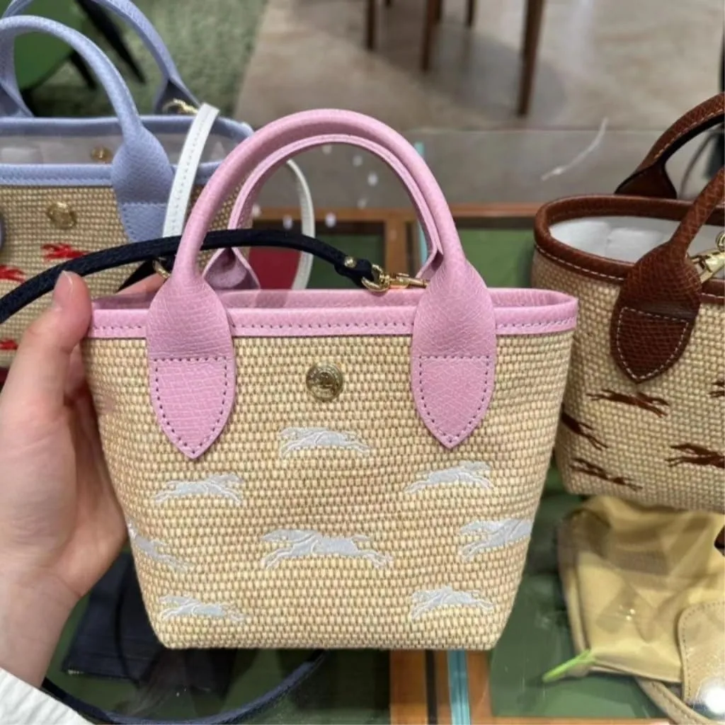 Straw Bag Straw Bag Embroidery Bag Woven Bag Straw Dumpling Bag Crossbody Bag For Women Shoulder Bag Straw Beach Bag