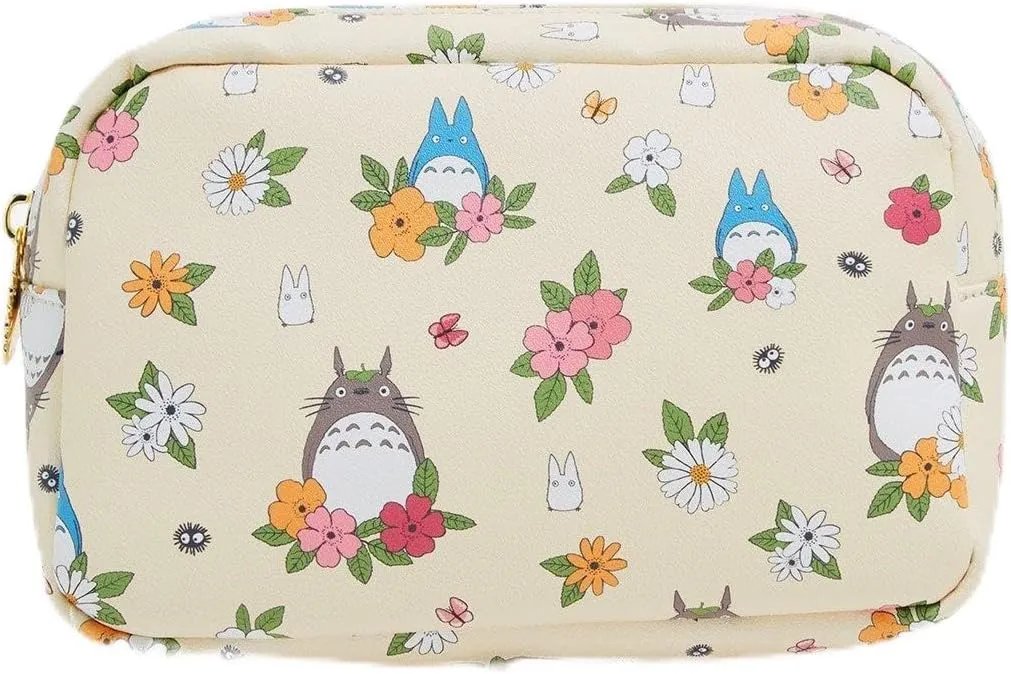 Studio Ghibli My Neighbor Totoro Floral Totoros Makeup Bag