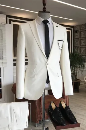 Suzhoufashion Modern Dark Navy One Button Best Fitted Prom Men Suits