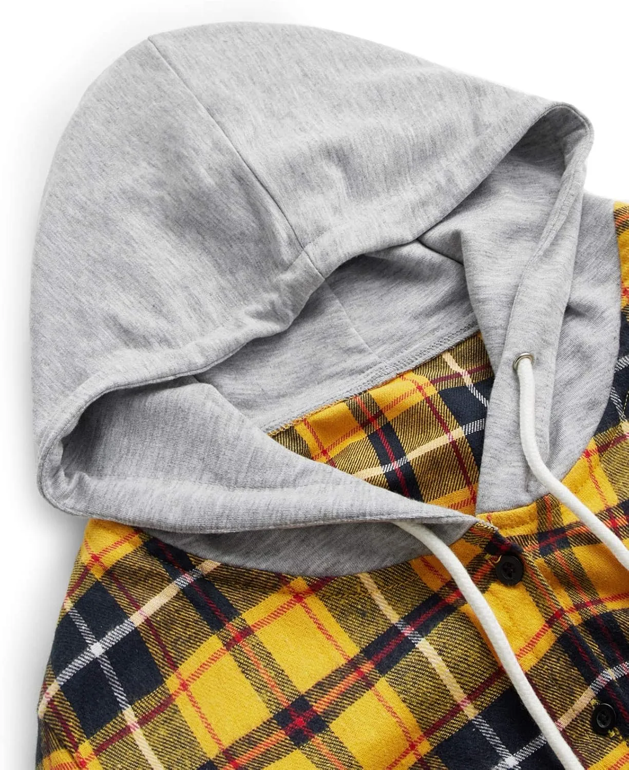 SweatyRocks Women's Long Sleeve Plaid Hoodie Jacket Button Down Blouse Tops