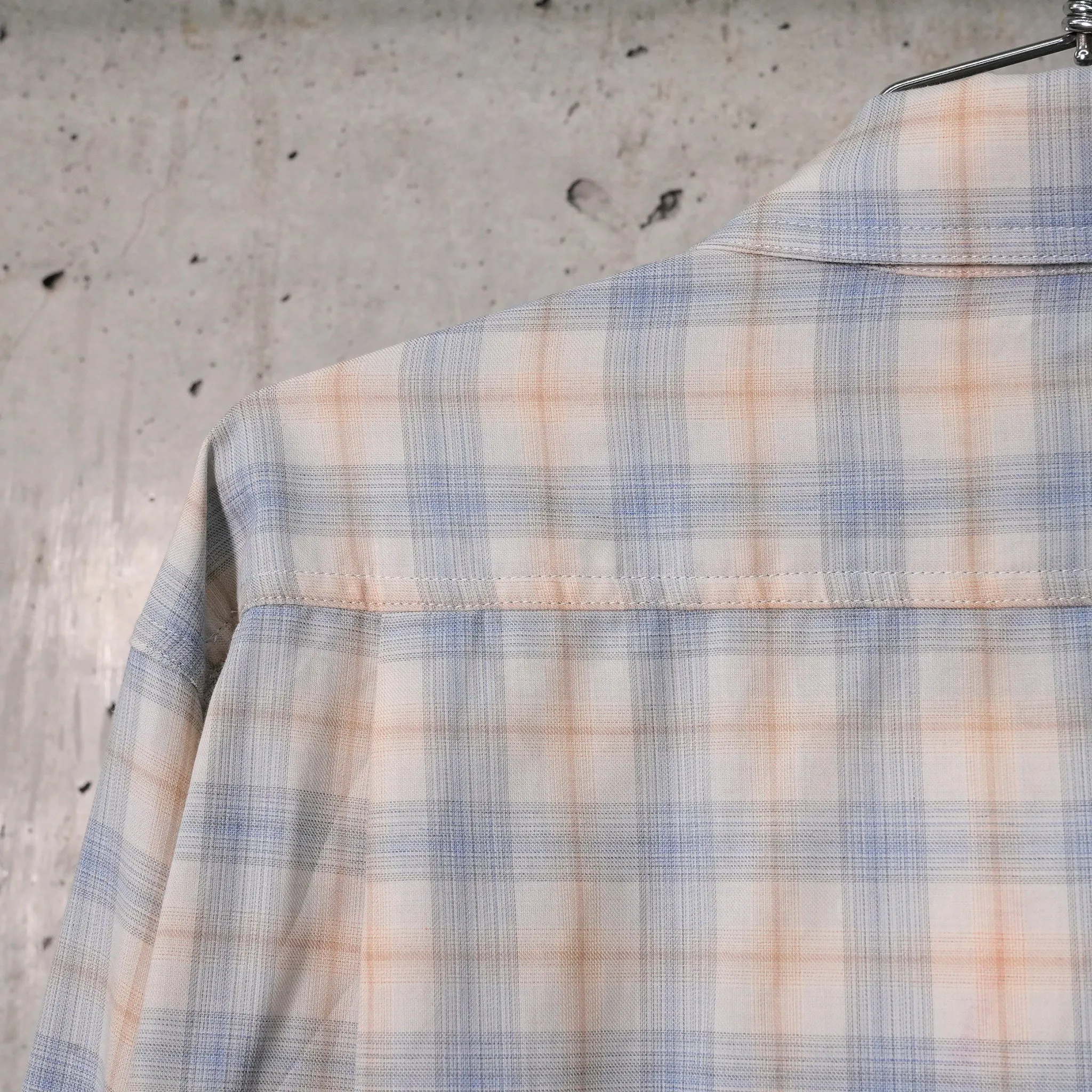 TAILORED SHIRT / LIGHT BLUE CHECK FLANNEL