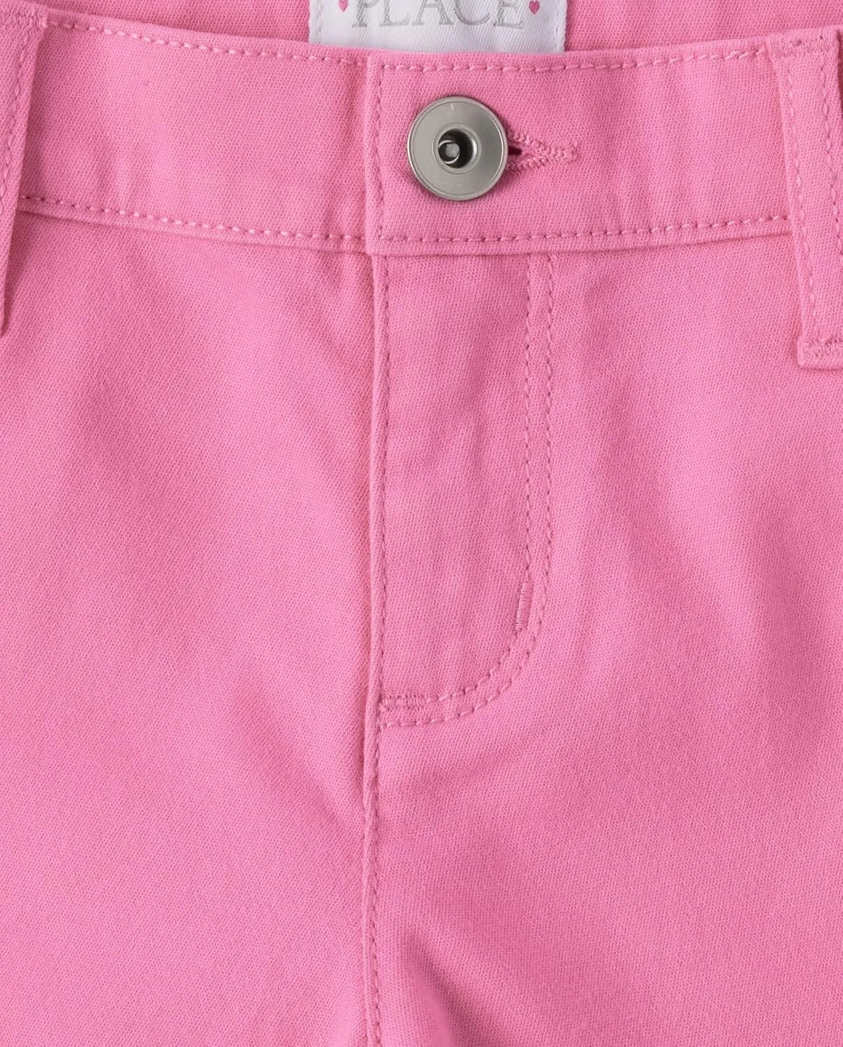 The Children's Place Girls' Roll Cuff Twill Skimmer Shorts