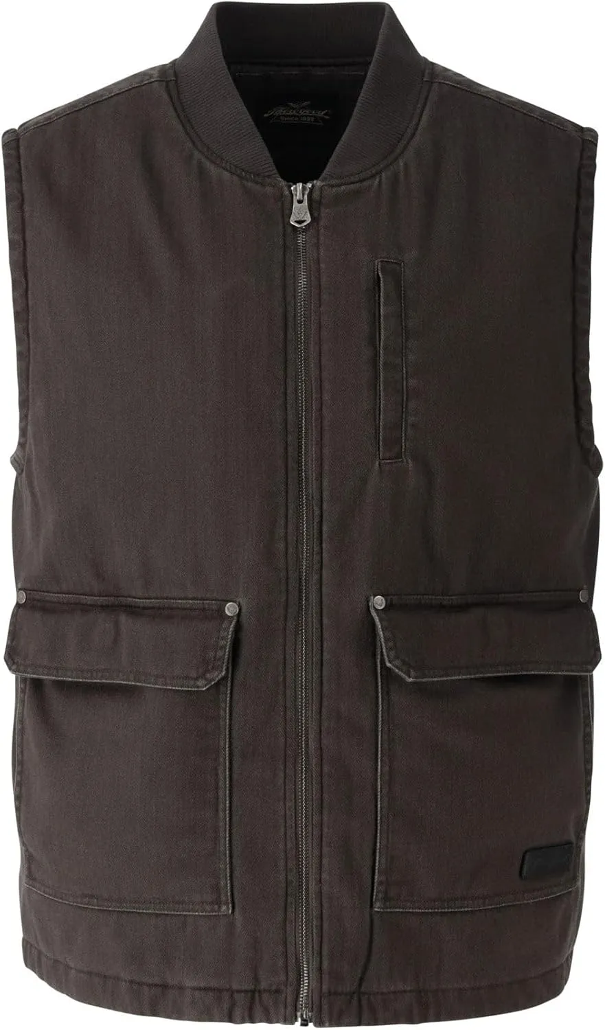 Thorogood Men's All Year Stone Wash Workwear Herringbone Vest