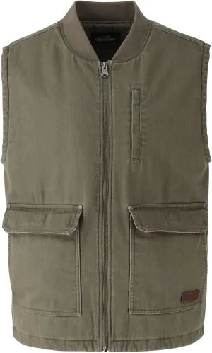Thorogood Men's All Year Stone Wash Workwear Herringbone Vest