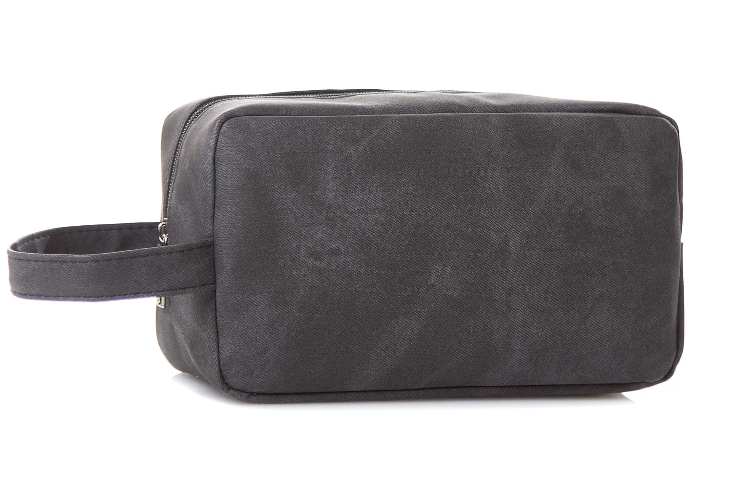 Toiletry Bag, Shaving Dopp Kit, Travel Wash Bag (9" x 5" x 3.5", PU Black)