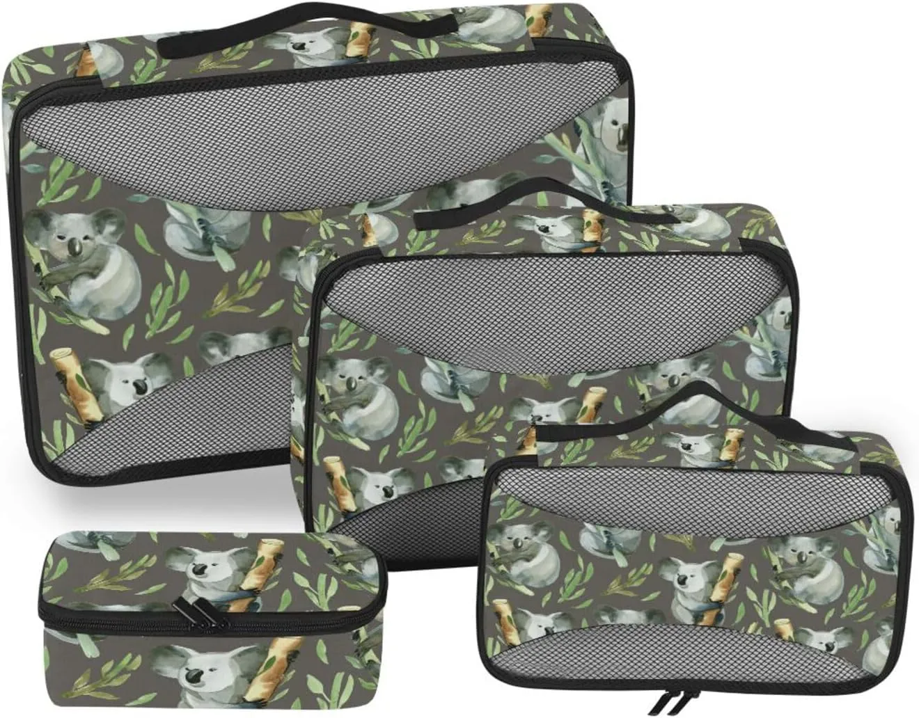 Travel Packing Organizers Set of 4 Suitcase Organizer Bags Suitcase Cubes for Packing Pcking Cubes Koala Tree