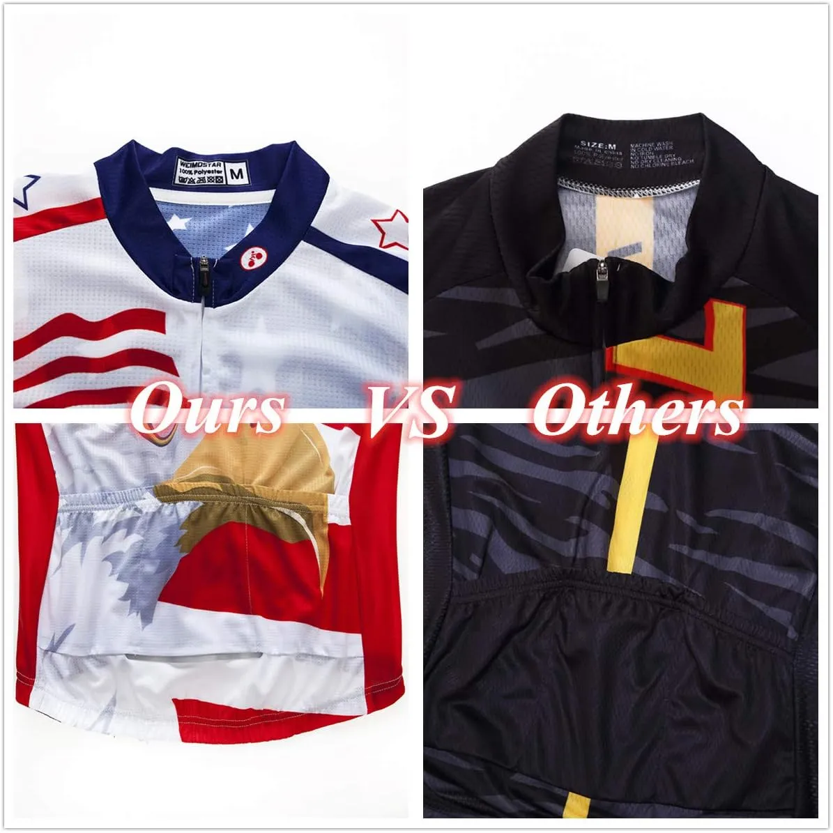 USA Cycling Jerseys Men, USA Flags Bicycle Shirts Summer Riding Tops Quick Dry Bicycle Jersey S-3XL