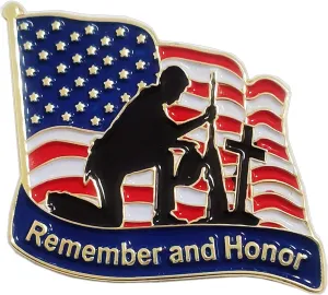 USA Memorial Day Pin Badge Brooch Decorations Gifts Memorabilia Veterans Day