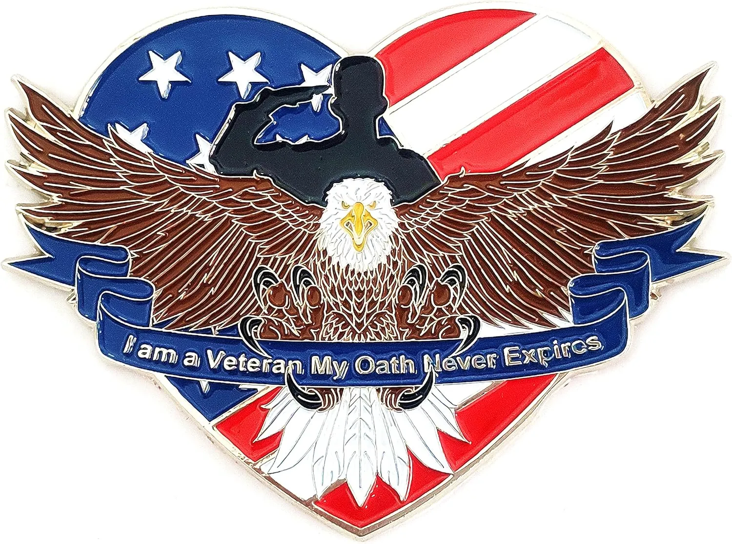 USA Veterans Day Pin Badge Brooch Decorations Memorial Day Military Gifts Memorabilia Thank You