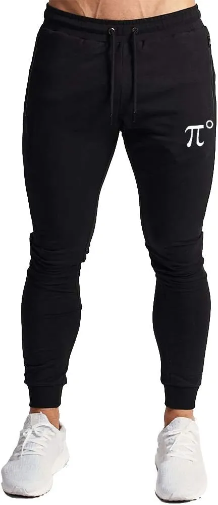 Wangdo Men's Joggers Sweatpants Gym Training Workout Pants Slim Fit with Zipper Pockets