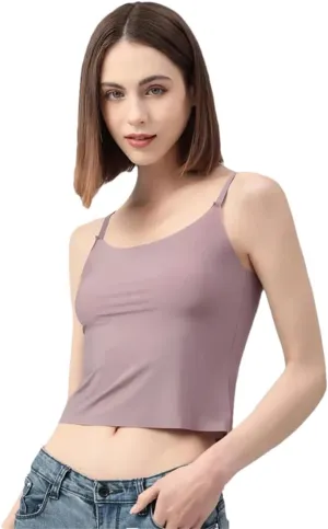 Women Summer Sleeveless Tank Tops Seamless Sexy Short Solid Camisole