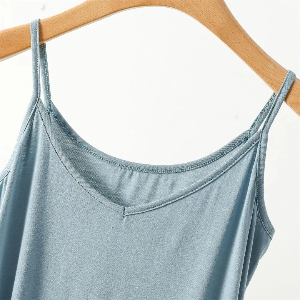 Women's Backless V-Neck Sleeveless Loose Camisole