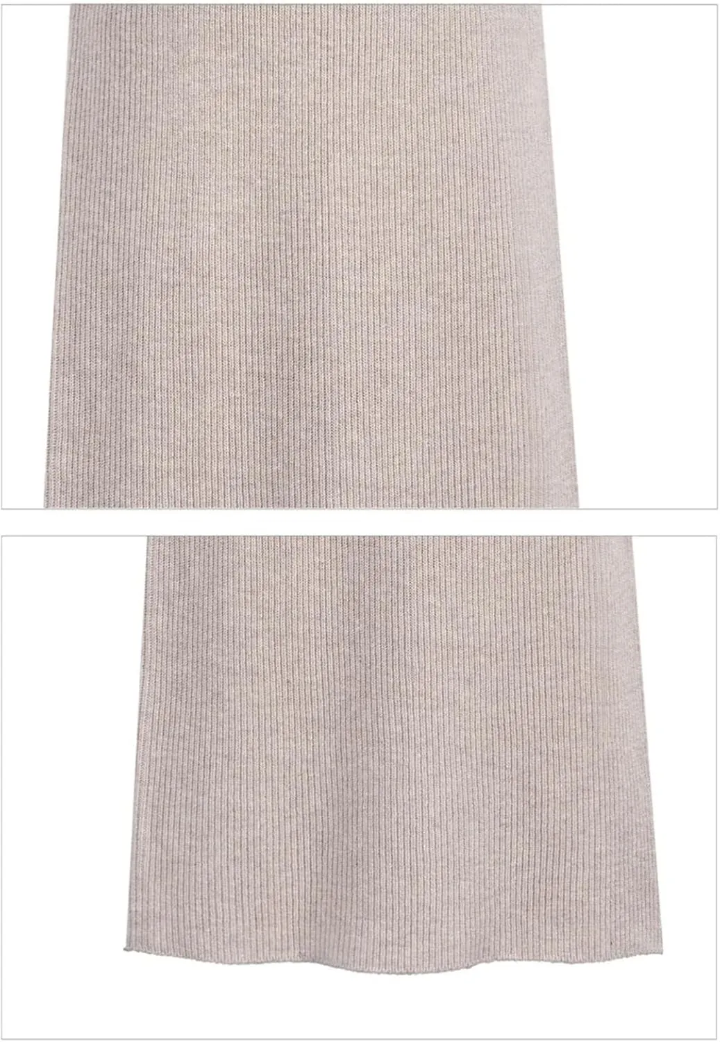 Womens Knit Pencil Skirt High Waist Skirts Knited Split Midi Skirt for