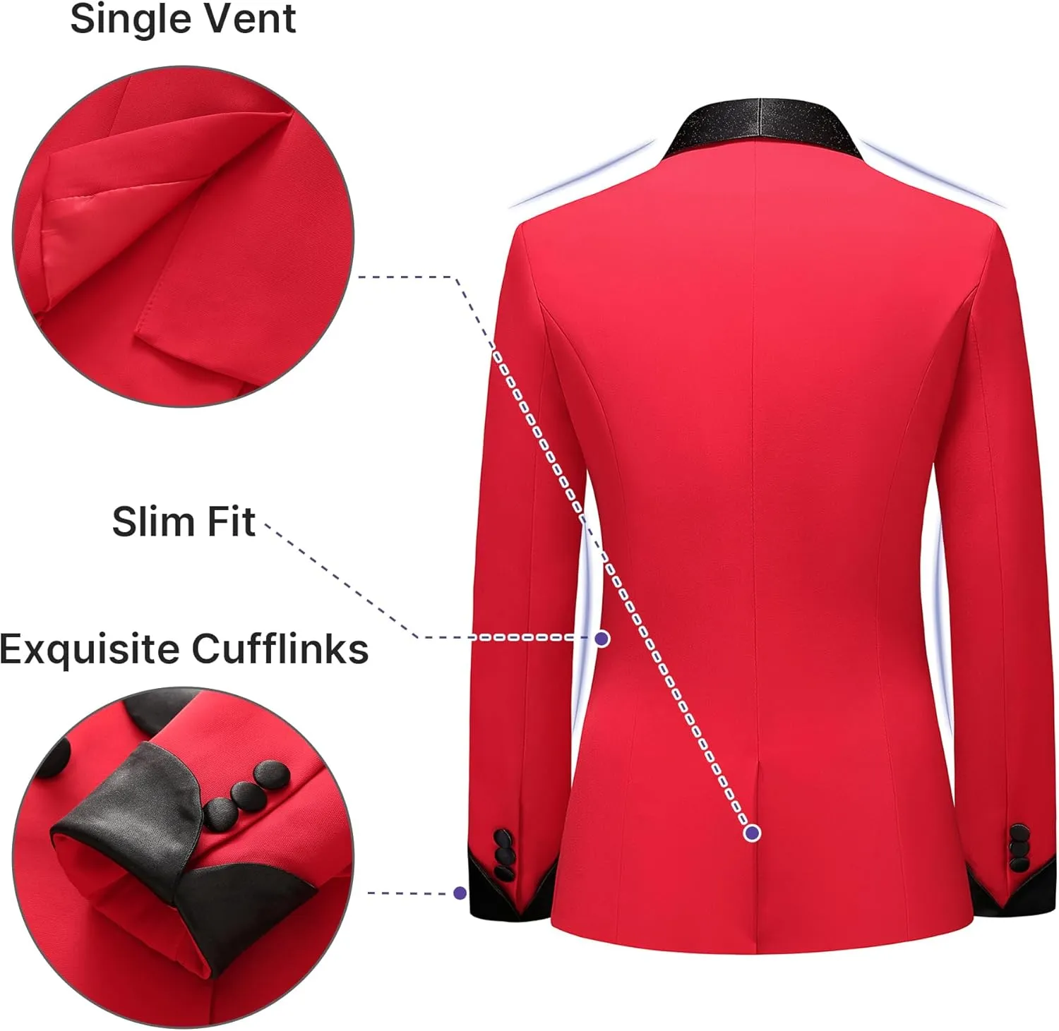 Women's Pants Suit 2 Piece Set Smil Fit Jacket Shawl Sollar Blazer Dress for Women