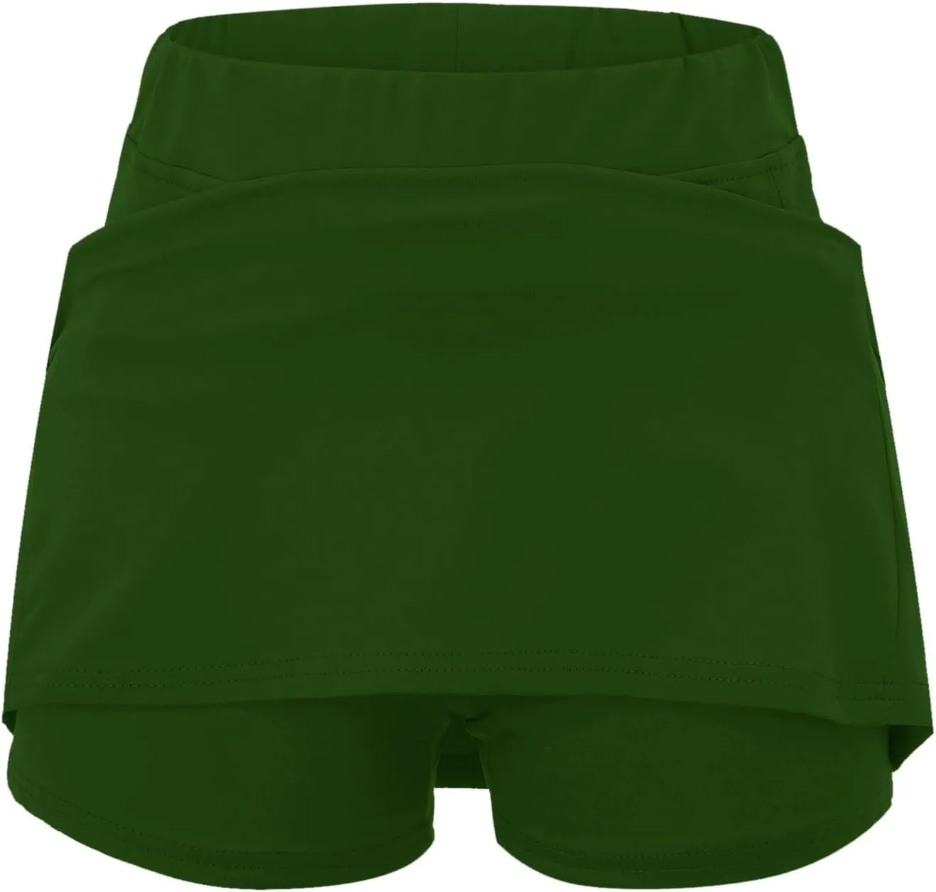 Womens Skorts with Pockets Tummy Control Plus Size Skorts High Waist Athletic Sports Pants Skirt Casual Shorts