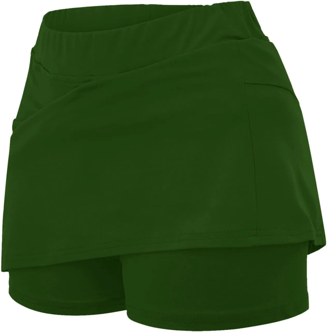 Womens Skorts with Pockets Tummy Control Plus Size Skorts High Waist Athletic Sports Pants Skirt Casual Shorts