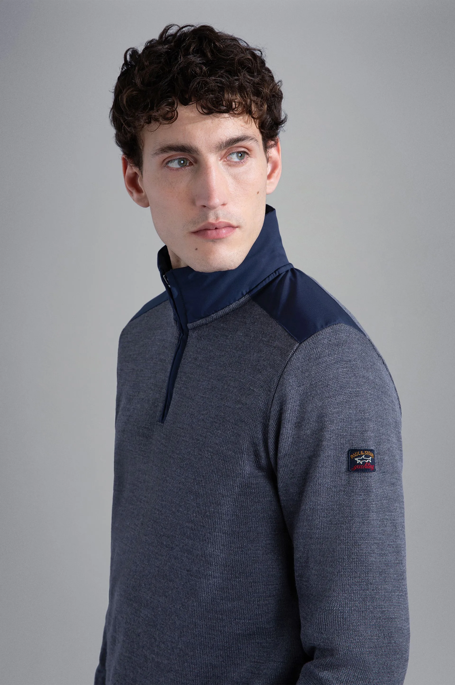 Wool Half Zip Sweater 12311135
