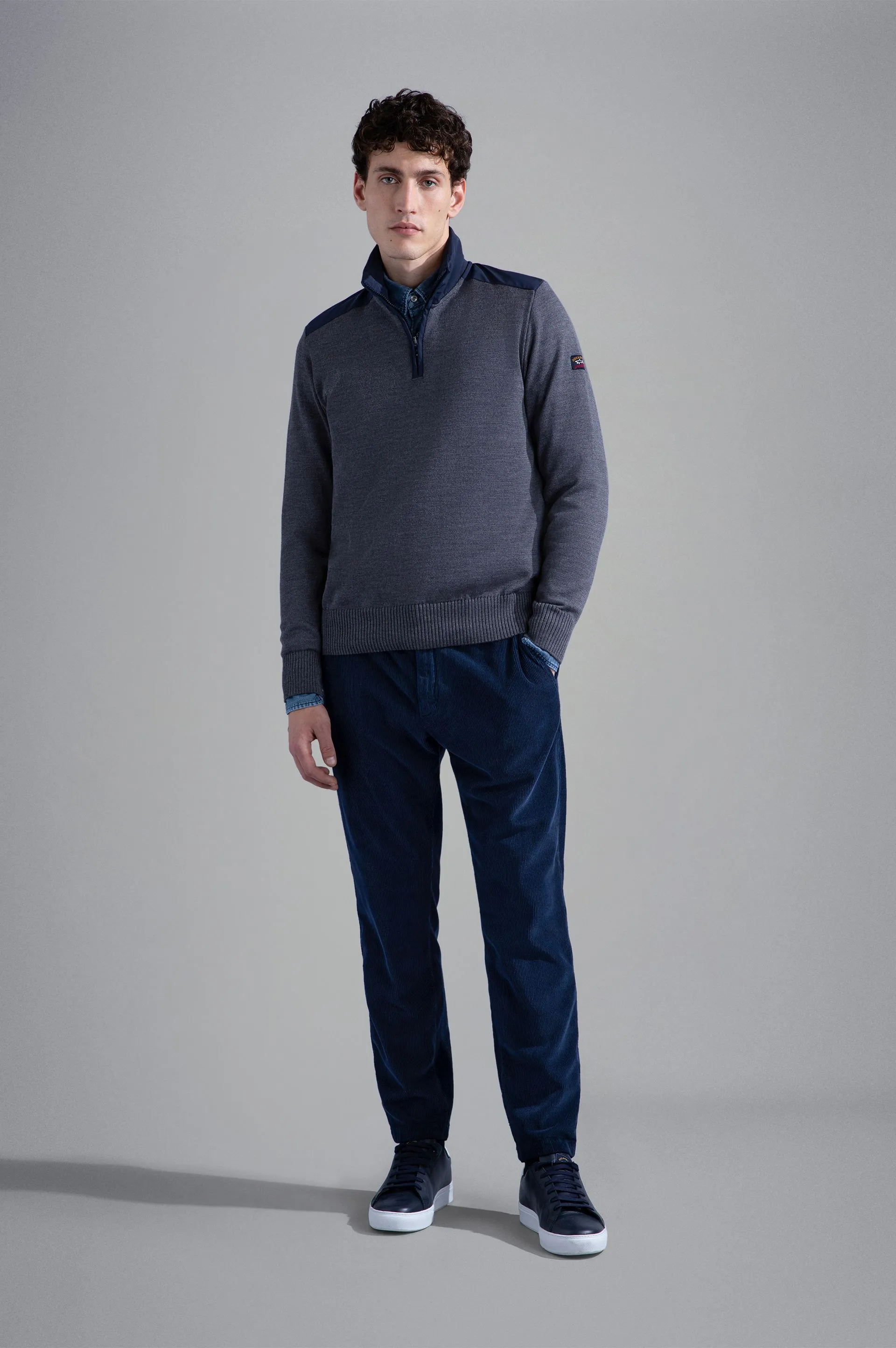 Wool Half Zip Sweater 12311135
