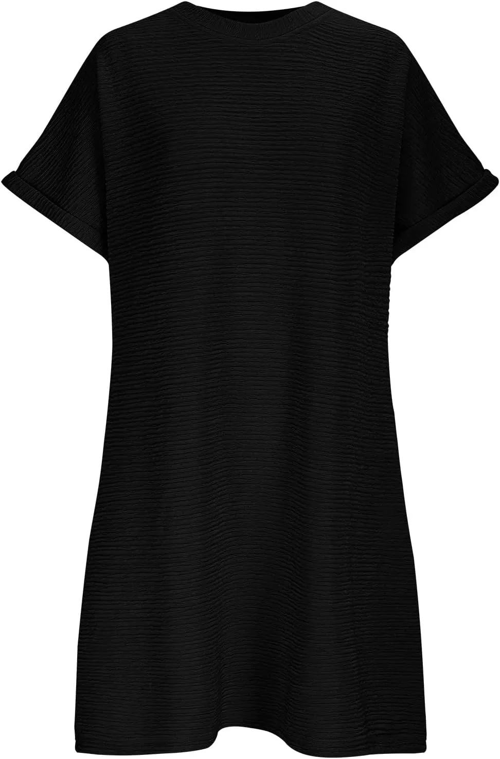 Xiaojmake Womens Summer Chiffon Dress 2025 Fashion Short Sleeve Spring Mini Tshirt Shift Dress Casual Beach Vacation Sundress