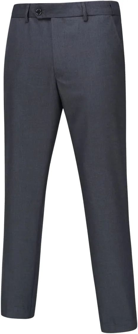 YFFUSHI Men's 3 Piece Suit Set Slim Fit One Button Solid Jacket Vest Pants with Suit Bags